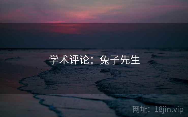 学术评论：兔子先生