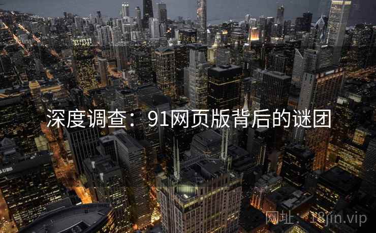 深度调查：91网页版背后的谜团