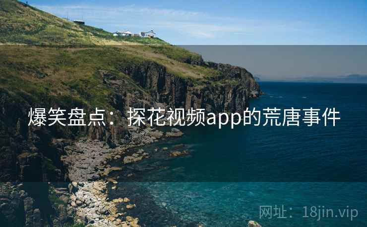 爆笑盘点：探花视频app的荒唐事件