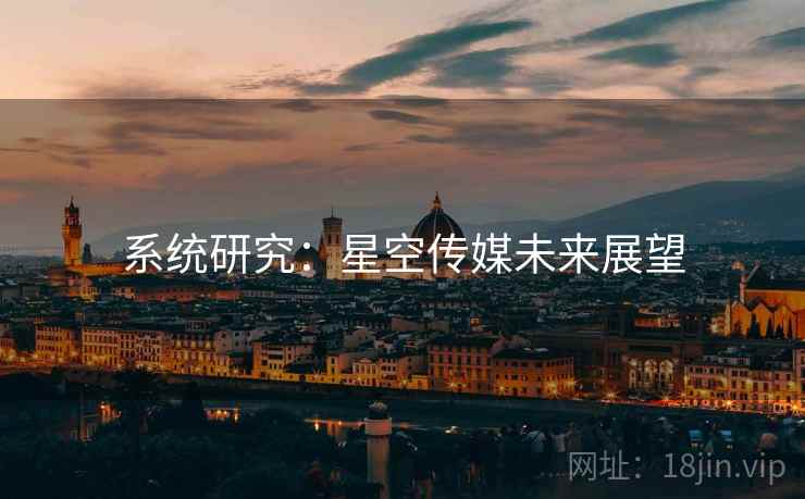 系统研究：星空传媒未来展望